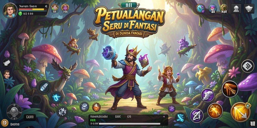 Tampilan gameplay <strong>8II</strong> yang menarik dengan karakter dan petualangan seru.