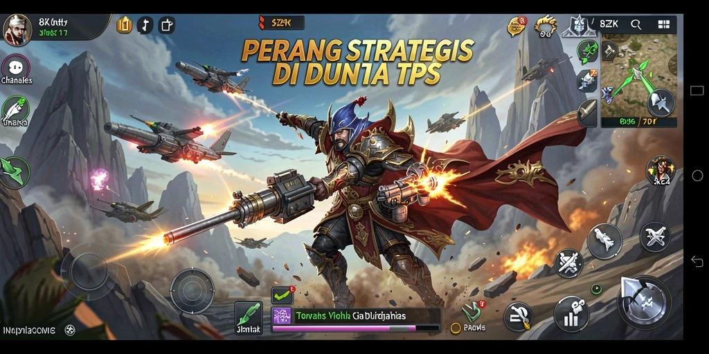 Tampilan gameplay TPS yang mendebarkan di 8ZK.