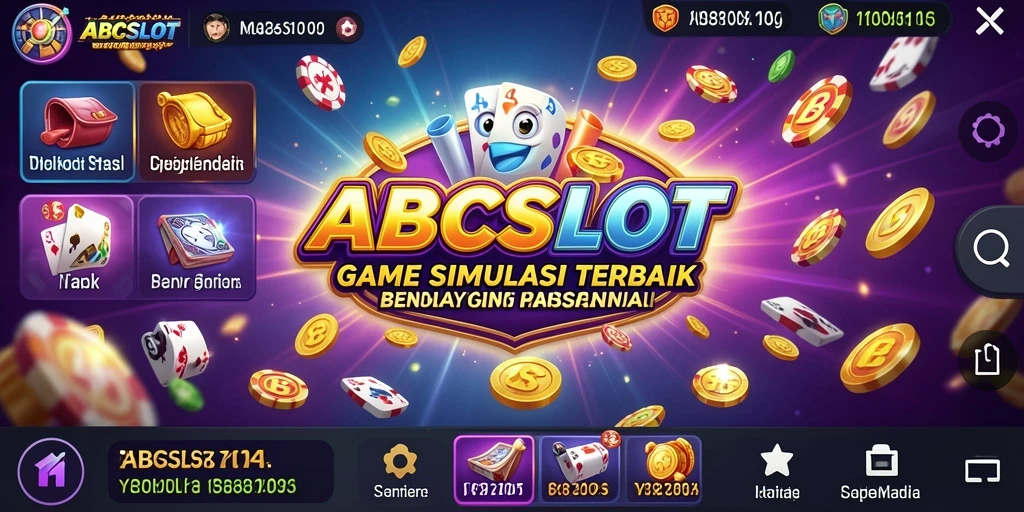 Tangkapan layar gameplay dari ABCSLOT menampilkan pengalaman simulasi yang realistik.