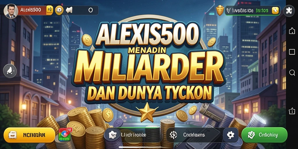 Tampilan menarik dari gameplay ALEXIS500 yang penuh strategi.