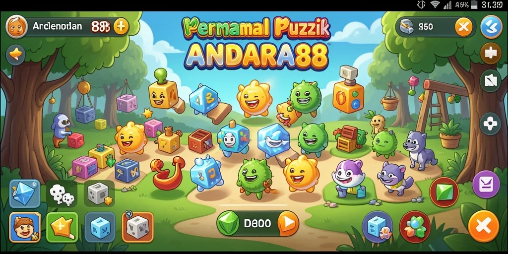 Menampilkan gameplay menantang dari ANDARA88 dengan variasi teka-teki.