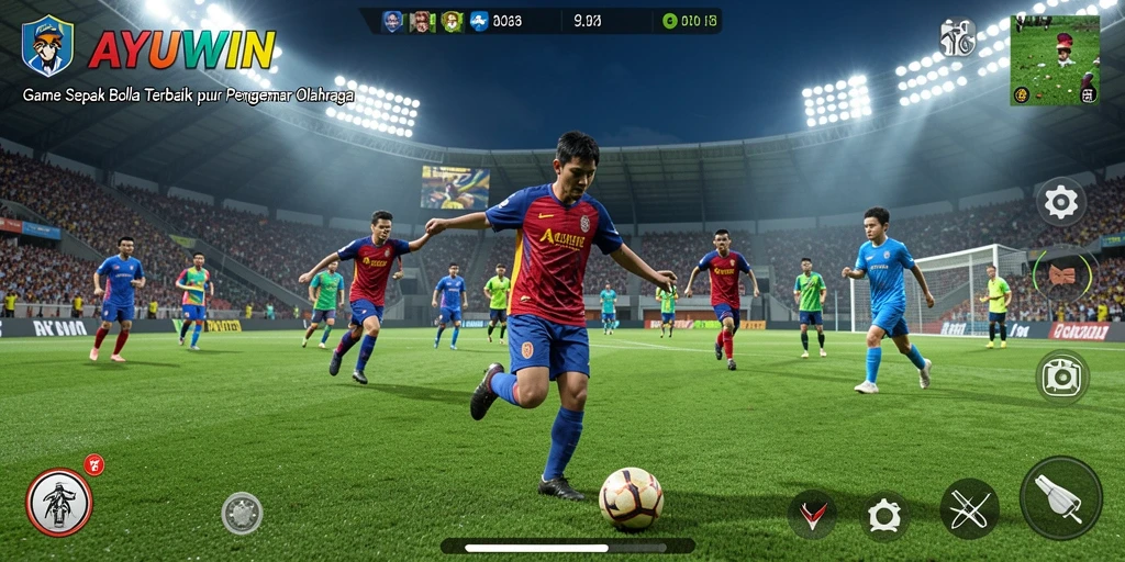 Tampilan gameplay AYUWIN yang mendebarkan dan penuh aksi.