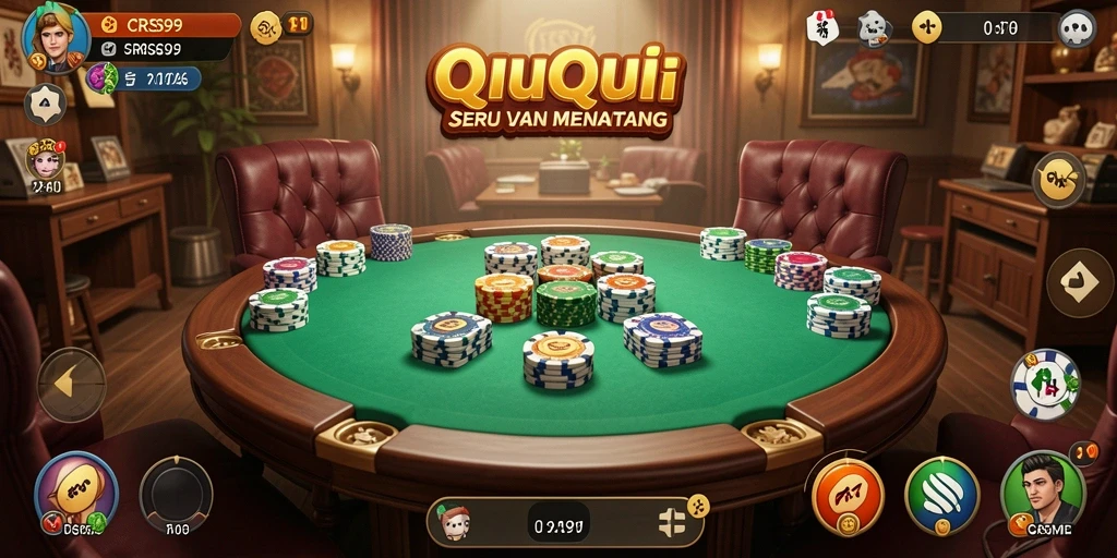 Tampilan menarik gameplay QiuQiu dari CRS99 yang mendebarkan.