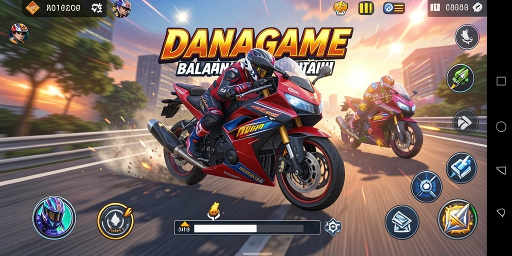 Tampilan gameplay mendebarkan dari DANAGAME yang penuh aksi.