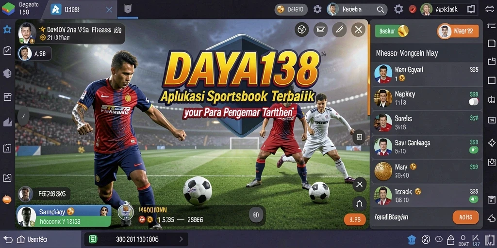 Tampilan gameplay menarik dari aplikasi sportsbook DAYA138.