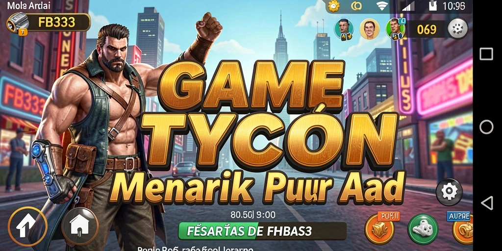 Tampilan screenshot FB333 dengan gameplay Tycoon yang mengasyikkan.