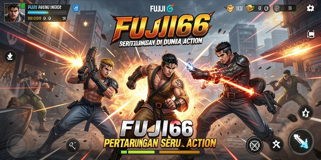 Gameplay seru FUJI66 dengan pertarungan intens dan grafis menarik.