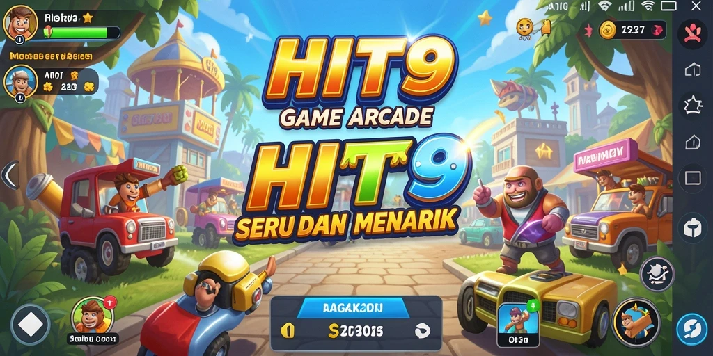Gameplay seru HIT9 yang menampilkan aksi Arcade menarik.