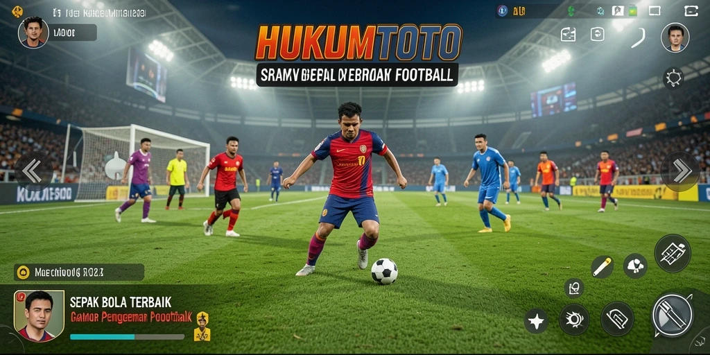 Tampilan gameplay HUKUMTOTO yang menegangkan saat bertanding.