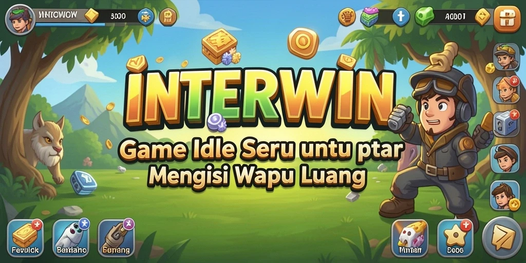 Tampilan gameplay INTERWIN yang menarik dan interaktif.