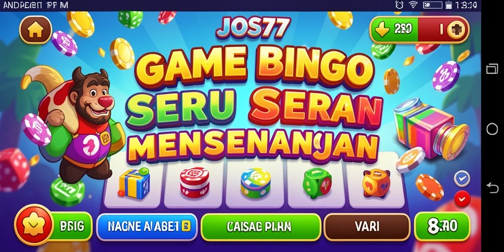 Screenshot JOS77 menunjukkan gameplay Bingo yang seru dan interaktif.