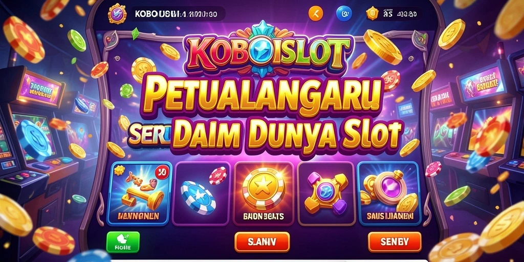 Screenshot gameplay petualangan KOBOISLOT yang mendebarkan.