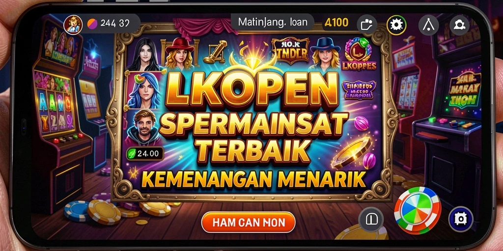 Tampilan gameplay LKOPEN yang menarik dan penuh warna saat bermain slot.