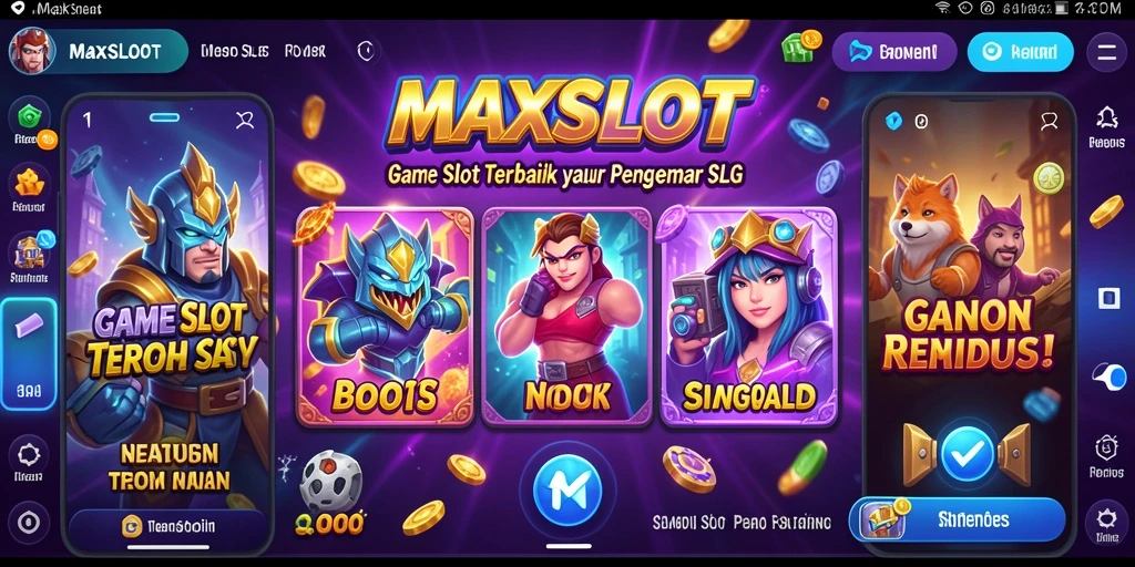 Tampilan gameplay menarik dari MAXSLOT dengan slot yang memukau.