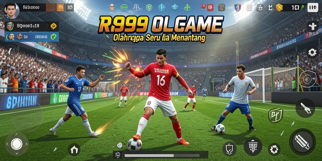 Menampilkan aksi seru dalam permainan olahraga di RR999.