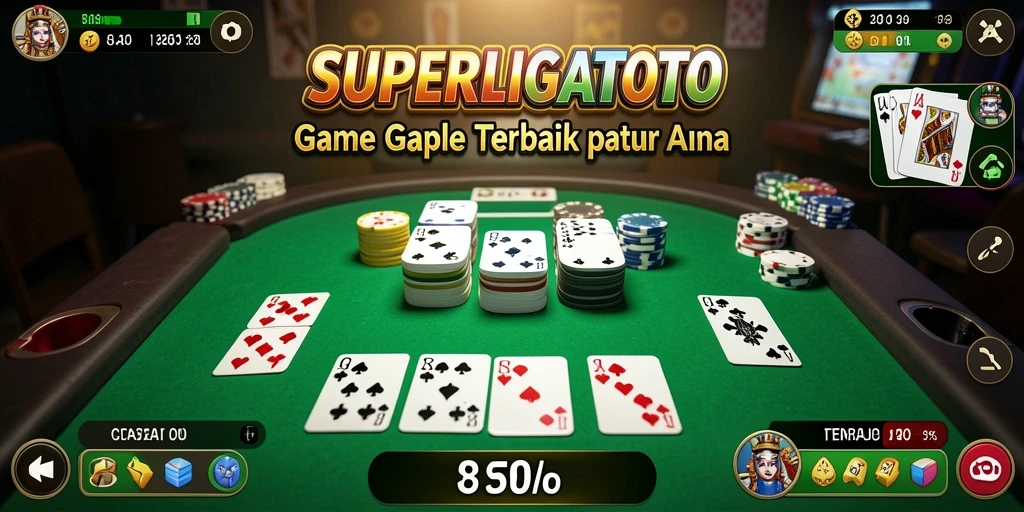 Tampilan gameplay SUPERLIGATOTO yang menarik dan seru.