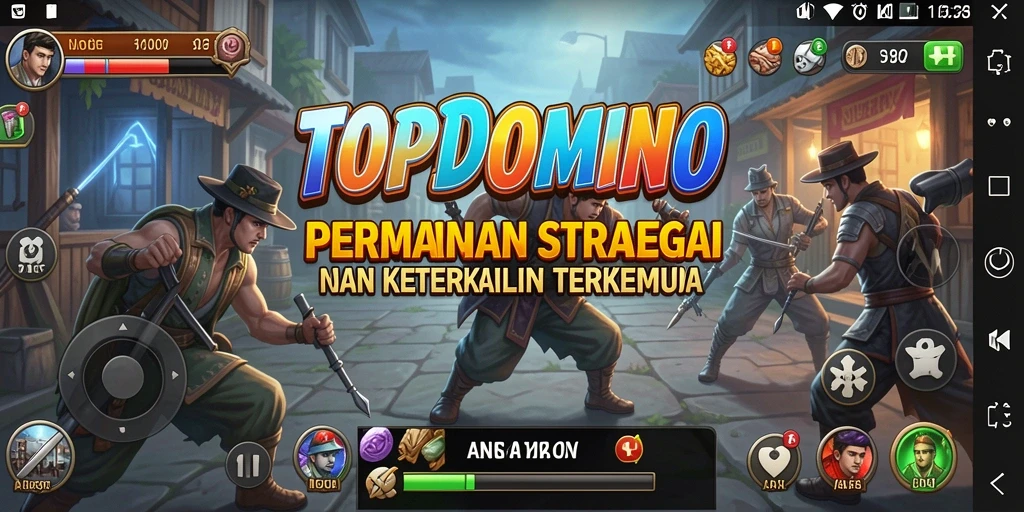 Gameplay mengasyikkan dalam TOPDOMINO dengan berbagai strategi SLG.